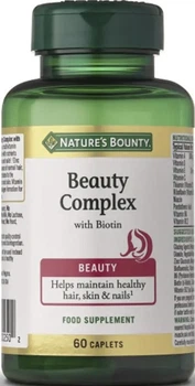 Дієтична добавка Nature's Bounty Комплекс Краси з біотином 60 капсул (8445290579140)
