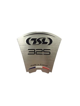 Запчастина TSL Front label 325 Aluminum/Black