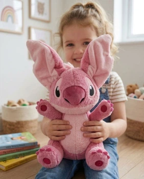 Музыкальная интерактивная игрушка Стич Stitch с подвижными ушами - играет в прятки, 35 см