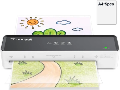 Термоламинатор Bonsaii Thermal Laminator L421-A A4 для дома, офиса и школы - Б/У
