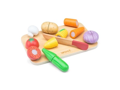 Игровой деревянный набор Овощи, New Classic Toys, 10577
