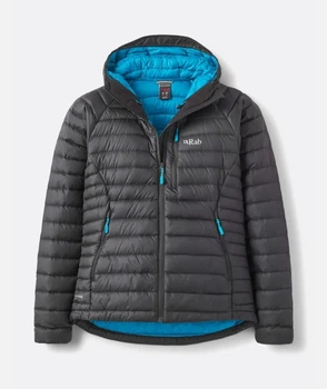 Женский пуховик Rab Microlight Alpine Jacket Womens 8 Чорний