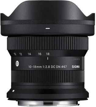 Широкоугольный объектив Sigma AF 10-18mm f/2,8 DC DN C (Sony)