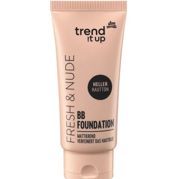 Матирующий BB крем Trend!t up BB Cream Fresh & Nude 010, 30 мл