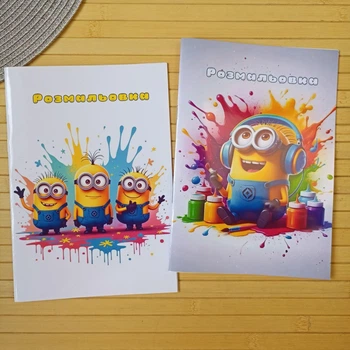 Раскраска Посіпаки Minions А5 набір 2 шт (28793)