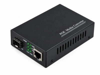 Гигабитный медиаконвертер FoxGate ECi-SFP1000-FE / GE-POE с поддержкой PoE