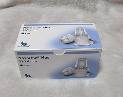 Иглы для инсулиновых шприц-ручек 4 мм - NovoFine Plus 32G ( новофейн плюс ) 100 шт