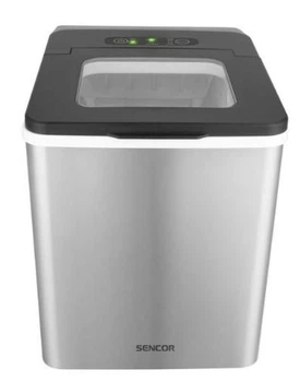 Льдогенератор бытовой Sencor sim3400ss, 150 Вт, 12 кг/день, обьем 1.8л, пригот. за 7 мин, 2 размера льда, серый sim3400ss