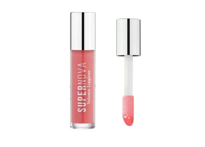 Блеск для губ TopFace Supernova Volume Lipgloss для объема, сияния и ухода за губами 010 Lotus Кораллово-розовый, полупрозрачный 4 мл