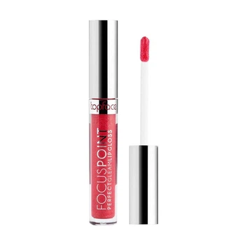 Блиск для губ Topface Focus Point Perfect Gleam 107 Shining Rose яскраво-червоний напівпрозорий з шиммером 3.5 мл для зволоження та надання об’єму губ, сяючий фініш і дзеркальний блиск