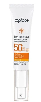 Солнцезащитный крем для лица Topface Sun Protect SPF 50+ Anti-Shine Cream для защиты и уменьшения жирного блеска кожи 30 мл