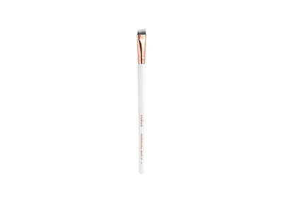 Широкая скошенная кисточка для макияжа бровей Topface Angled Brow Brush F15 Бело-золотой