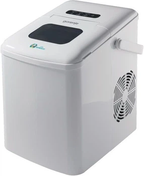 Льдогенератор бытовой Gorenje imd1200w/ 12 кг/день/ обьем - 1.8 л/скорость приготовл - 9 мин/электронное упр/белый imd1200w