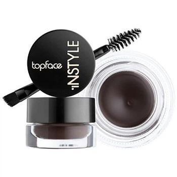 Помадка для брів TopFace Instyle Eyebrow Gel для створення форми та заповнення прогалин 005 Coffee Темний сіро-коричневий 3.5 г