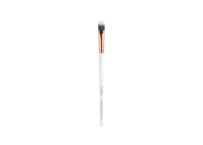Кисточка для консилера Topface Concealer Brush F10 с синтетическим ворсом для точного маскирования недостатков кожи Бело-золотой