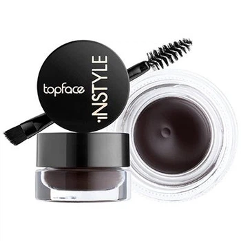 Помадка для брів TopFace Instyle Eyebrow Gel для створення форми та заповнення прогалин 006 Mocha Brown Темно-коричневий 3.5 г