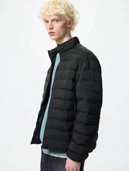Куртка демісезонна чоловіча Uniqlo 345024475 2XL Чорна (1160047813)