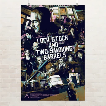 Постер Карти, гроші та два стволи. Lock, stock and two smoking barrels (1998), A2 60×40 см (id3026)
