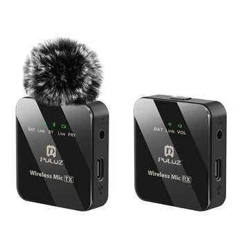 Беспроводной петличный микрофон Puluz 1 TX + 1 RX (PU3153B)