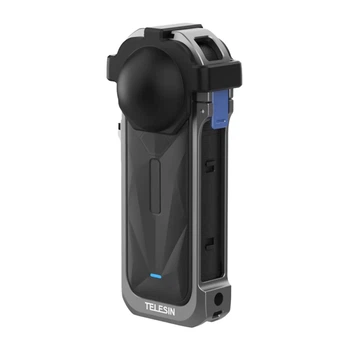 Алюминиевый защитный корпус Telesin для Insta360 X5 (S6-FMS-19-TIS)