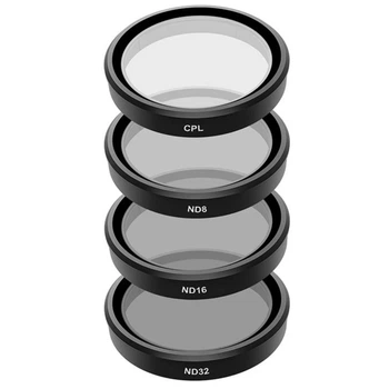 Набор фильтров Telesin CPL/ND8/ND16/ND32 для DJI Osmo Action 3-5 (OA-FLT-005)