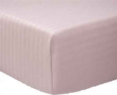 Простынь на резинке Moon&Star Satin Stripe Blush Satin 90х190х10 см (MS-850007143)