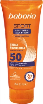 Крем для лица Babaria солнцезащитный Спорт SPF 50 75 мл (8410412490061)