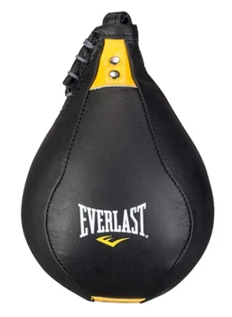 Боксерская груша Everlast кожа 22х15 см черная