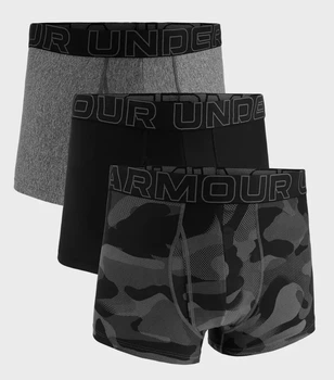 Трусы Under Armour полиэстер SM черный серый хаки