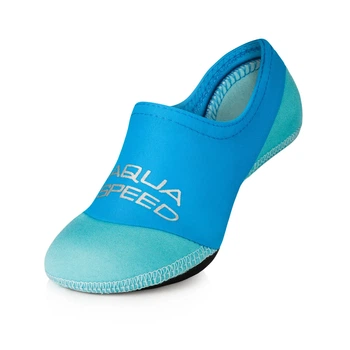 Шкарпетки Aqua Speed неопрен 24-25 бірюзові блакитні для плавання дітей