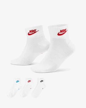 Шкарпетки Nike полиэстер 42-46 белый мультиколор 3 пары