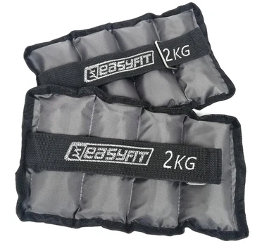 Утяжелители ProDobro Metal 2 кг сталь 26,5х15,5 см черные