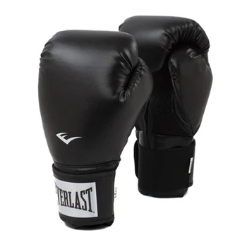 Боксерские перчатки Everlast 100% Полиуретан 10 унций черные унисекс