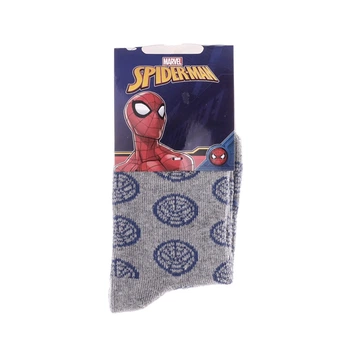 Шкарпетки SPIDER MAN 61% хлопок 23-26 светло-серые