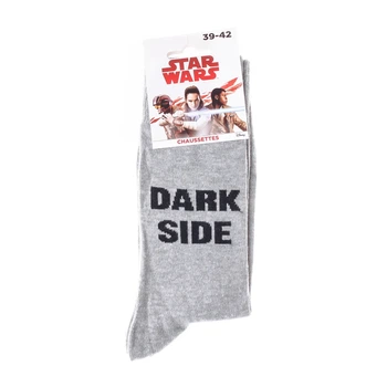 Шкарпетки STAR WARS DARK SIDE 75% хлопок 43-46 светло-серый