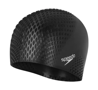 Шапка для плавания Speedo силикон OSFM черная