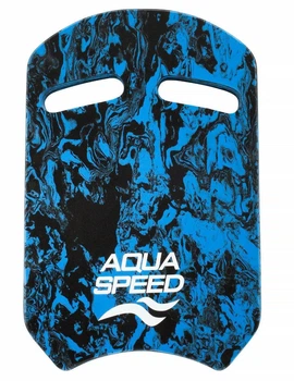 Доска для плавания AQUA SPEED EVA 43х28х3 6 см синяя черная