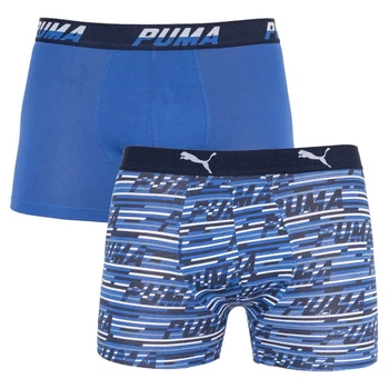 Трусы-боксёры Puma хлопок M синий белый 2 пары