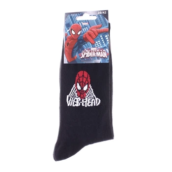 Шкарпетки SPIDER MAN 73% хлопок 39-42 черные
