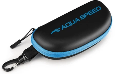 Чехол для очков AQUA SPEED этиленвинилацетат 7х19 см черный голубой