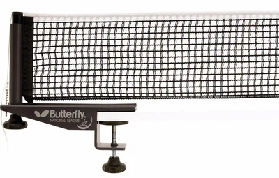 Сетка для настольного тенниса Butterfly нейлон черная с винтовым креплением