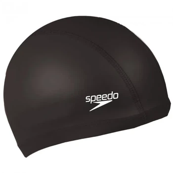Шапка для плавания Speedo нейлон лайкра полиуретан OSFM черная