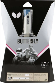Ракетка для настольного тенниса Butterfly 156 г 1 8 мм черная