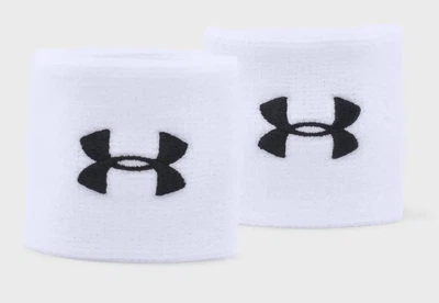 Напульсник Under Armour 96% полиэстер 4% эластан UNI белый мужской
