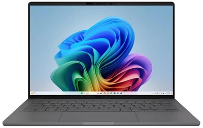 Ноутбук ASUS ZenBook A14 (90NB1712-M00940), Snapdragon X2 Elite X2E-88-100 / 14" / OLED / RAM 16 ГБ LPDDR5X / SSD 512 ГБ / Qualcomm Adreno / Windows 11 Home / Сірий