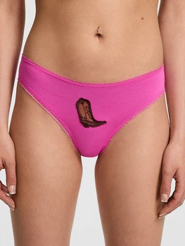 Трусики слипы женские хлопковые Victoria's Secret 259003739 XS Розовые (1159863379)