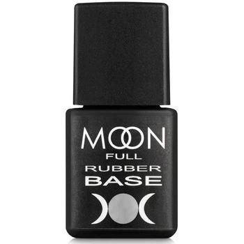 База для нігтів MOON FULL Rubber Base Базове покриття для гель-лаку 8 мл