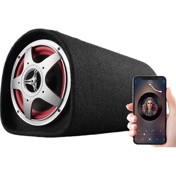 Автомобильный сабвуфер Soaiy D15 Super Bass 12V 24V с Bluetooth, 5 дюймов