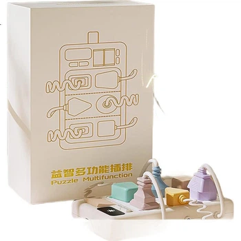 Розвиваюча дошка для розвитку інтелекту Lingdong Baby Children's Educational Simulation Power Strip Busy Board, призначена для дітей молодшого віку та в рамках методики Монтессорі. Відмінний подарунок на день народження!