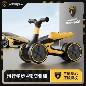 Балансувальний велосипед Automobili Lamborghini дитячий для 1-3 років чотириколісний, подарунковий